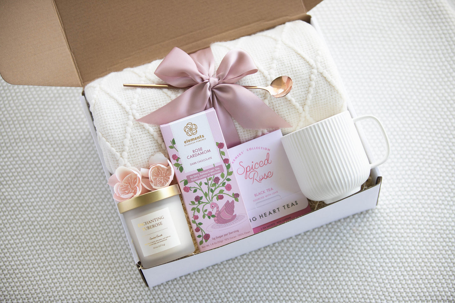 Best Gift for Women Cozy Coffee Lover Gift For her Fall Gift Box with Blanket & Socks | Care Package for Her Comfort Birthday Care Package