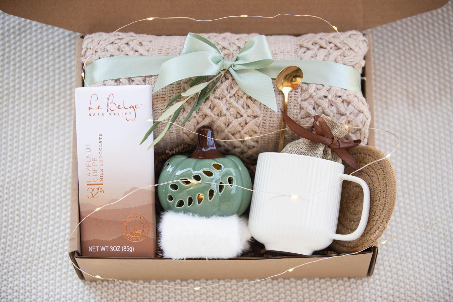 Fall Gift Box Cozy Gift Hygge Pumpkin Gift Box Sunshine Care Package Sunshine Box, Thinking of You, Sending Hugs Cozy Gift Box