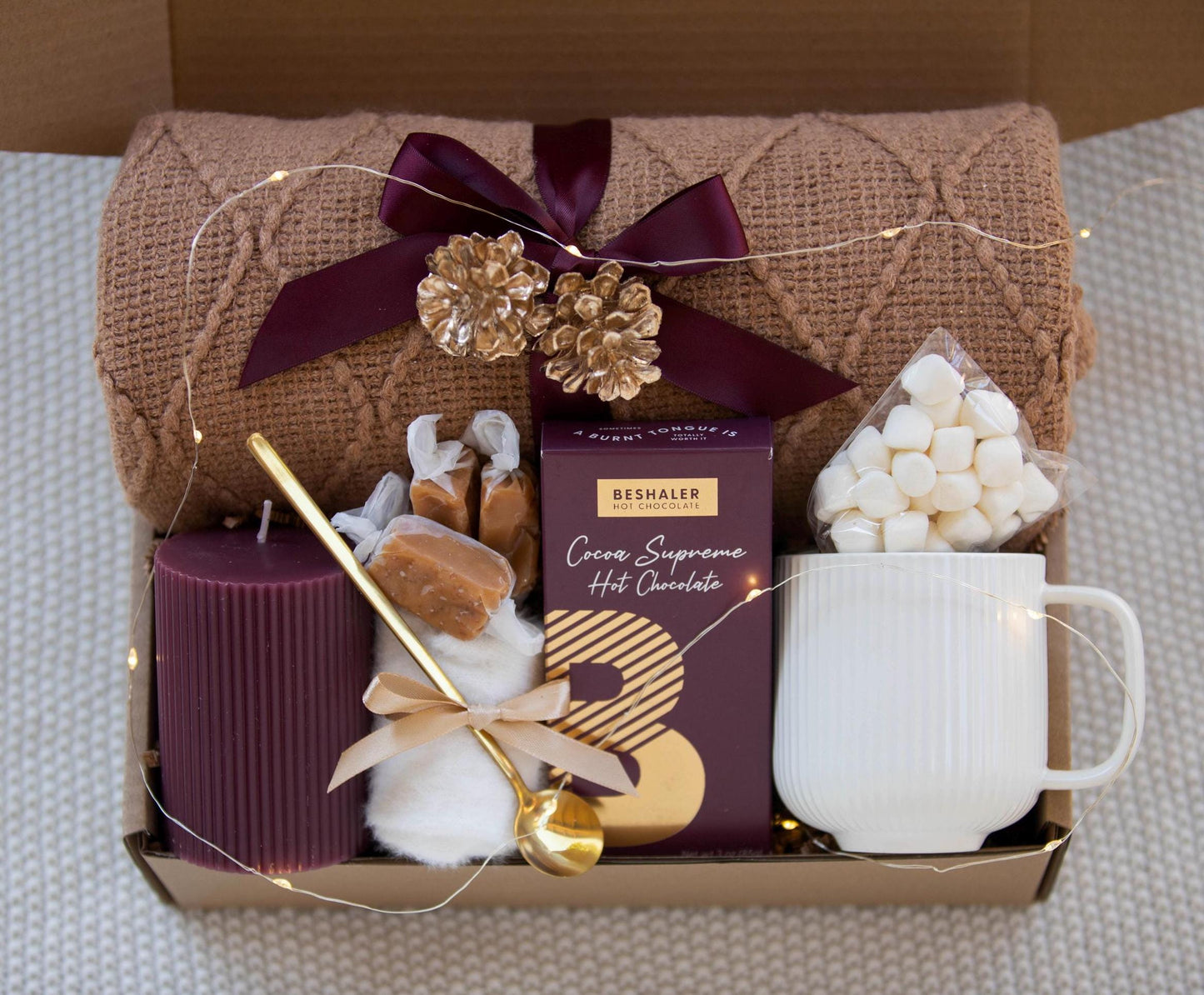 Fall Gift Box Cozy Gift Hygge Pumpkin Gift Box Sunshine Care Package Sunshine Box, Thinking of You, Sending Hugs Cozy Gift Box