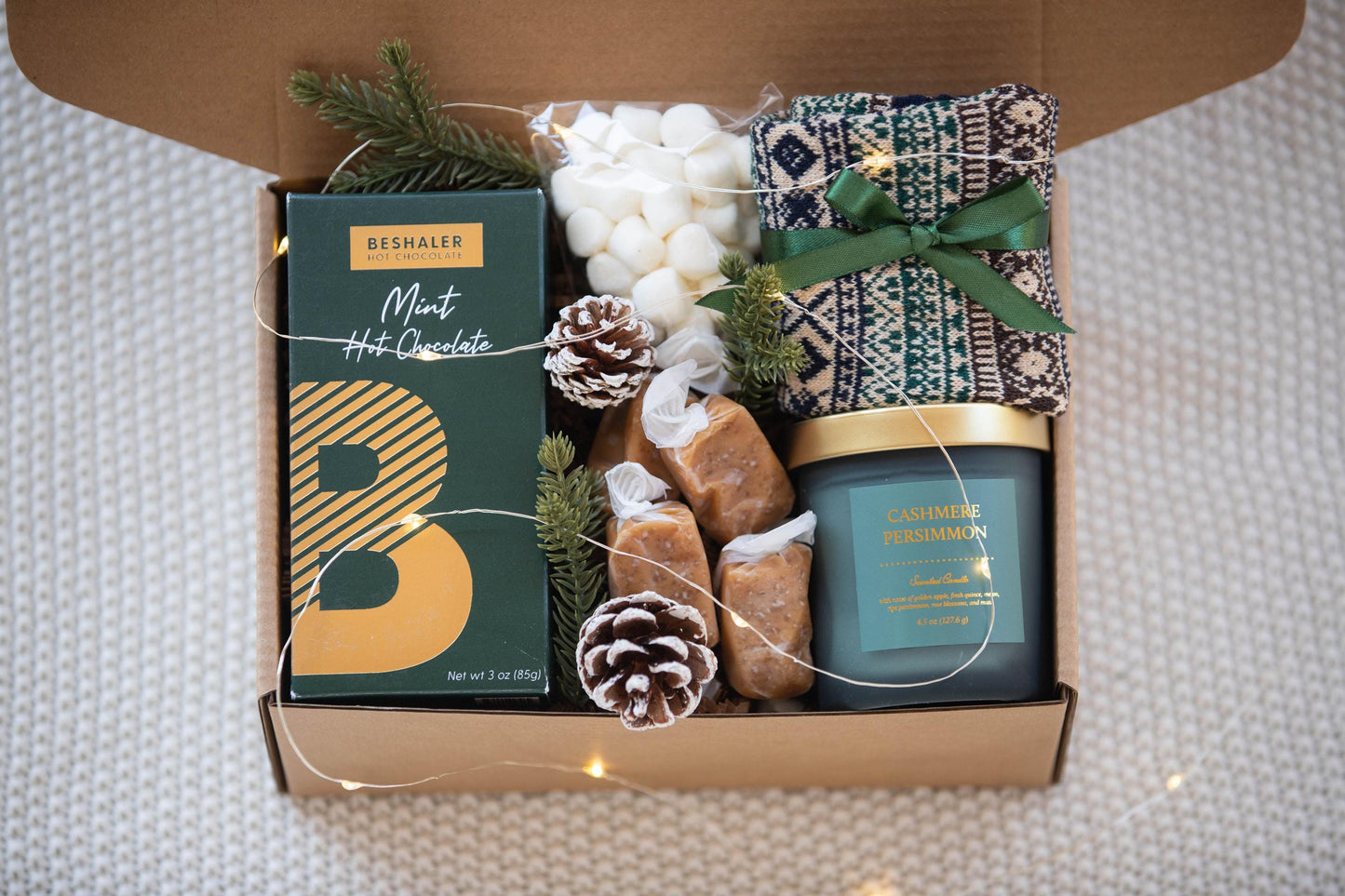 Cozy Gift Basket Hygge Gift Box Care Package For Her Sending a hug Thinking of you Hygge Gift Box Gift Box for Women