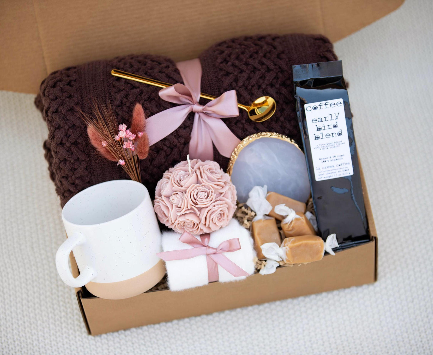 Hygge Fall Gift Box, Fall Gift Basket, Fall Season Gift, Cozy Fall Gift Set, Harvest Gift, Pumpkin Spice, Cozy Blanket Gift Box