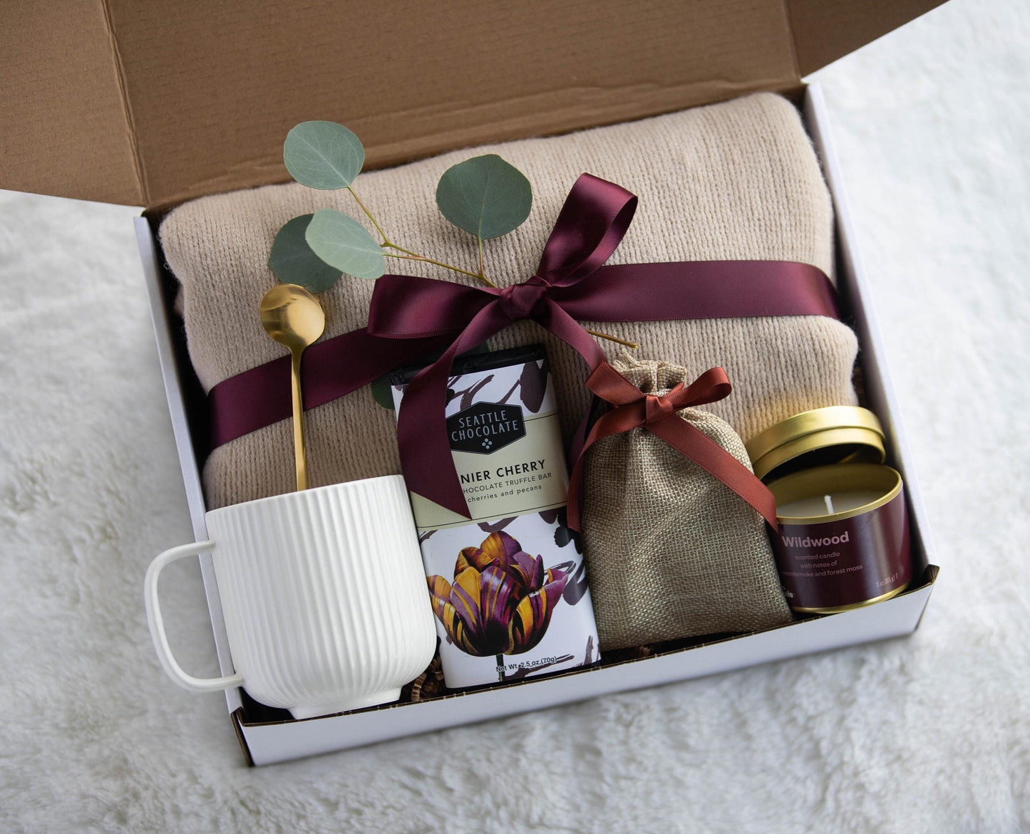 Cozy Gift for Women Fall Gift Box Personalized Gifts For Her Gift Box For Women Best Friend Gifts Self Care Box Thinking Of You Gift
