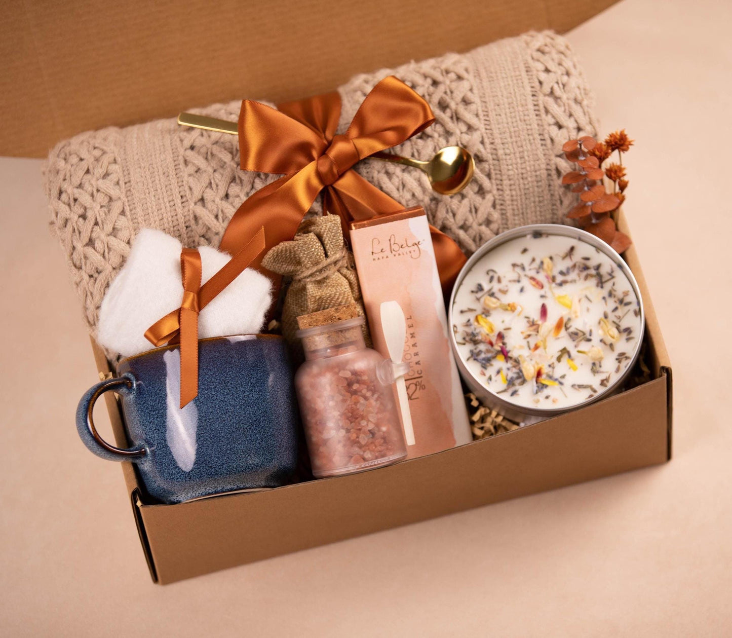 Cozy Gift for Women Fall Gift Box Personalized Gifts For Her Gift Box For Women Best Friend Gifts Self Care Box Thinking Of You Gift