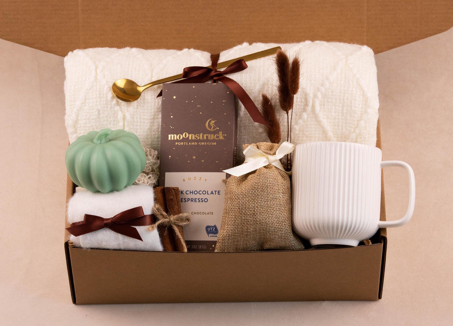 Fall Gift Box for Her Care Package for Women Gift Basket for Women Gift Box for Friend Thinking of you Gift Cozy Self Care Package
