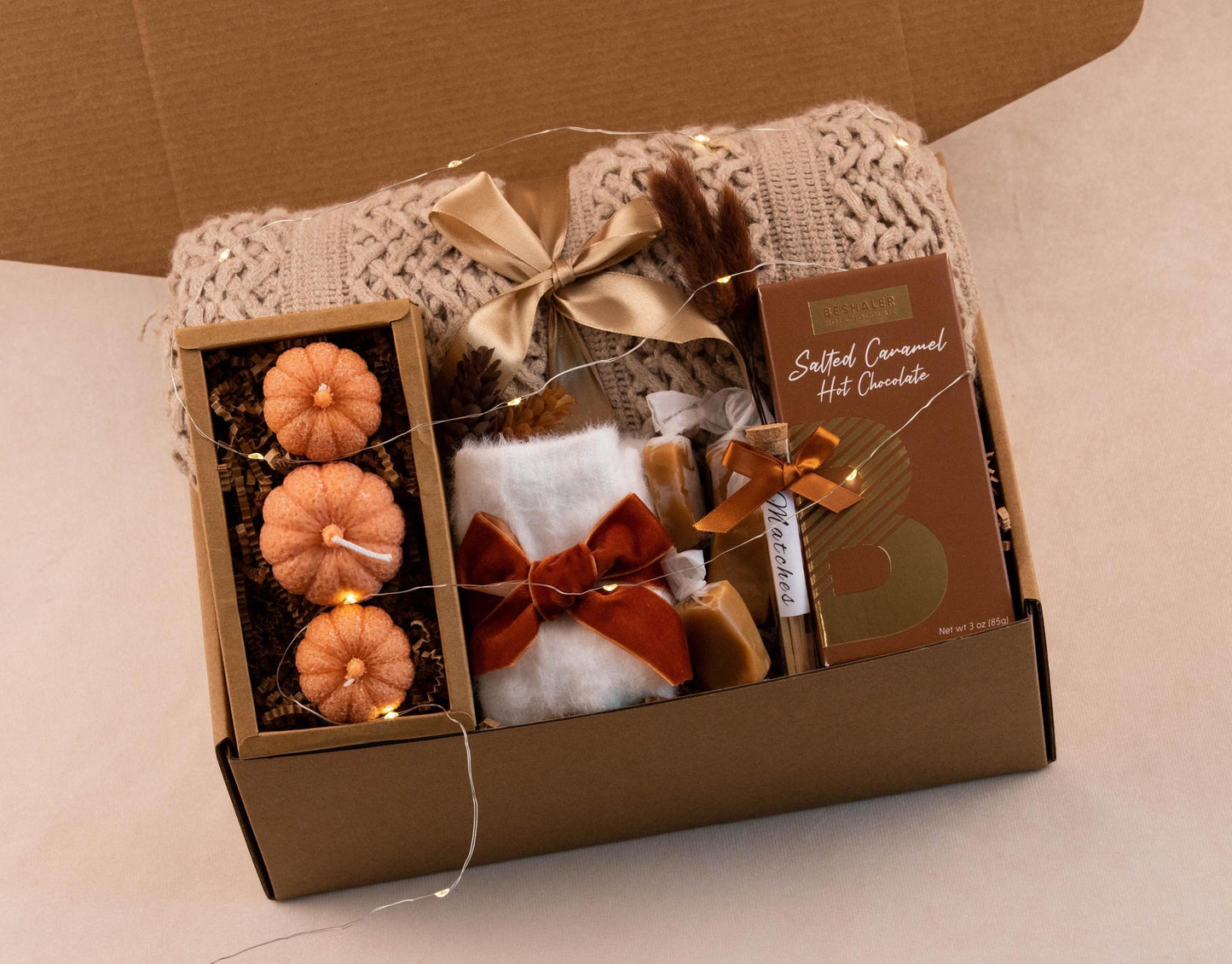 Fall Gift Box for Her Care Package for Women Gift Basket for Women Gift Box for Friend Thinking of you Gift Cozy Self Care Package