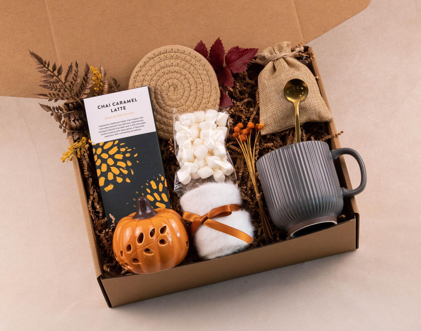 Hygge Fall Gift Box, Fall Gift Basket, Fall Season Gift, Cozy Fall Gift Set, Harvest Gift, Pumpkin Spice, Cozy Blanket Gift Box