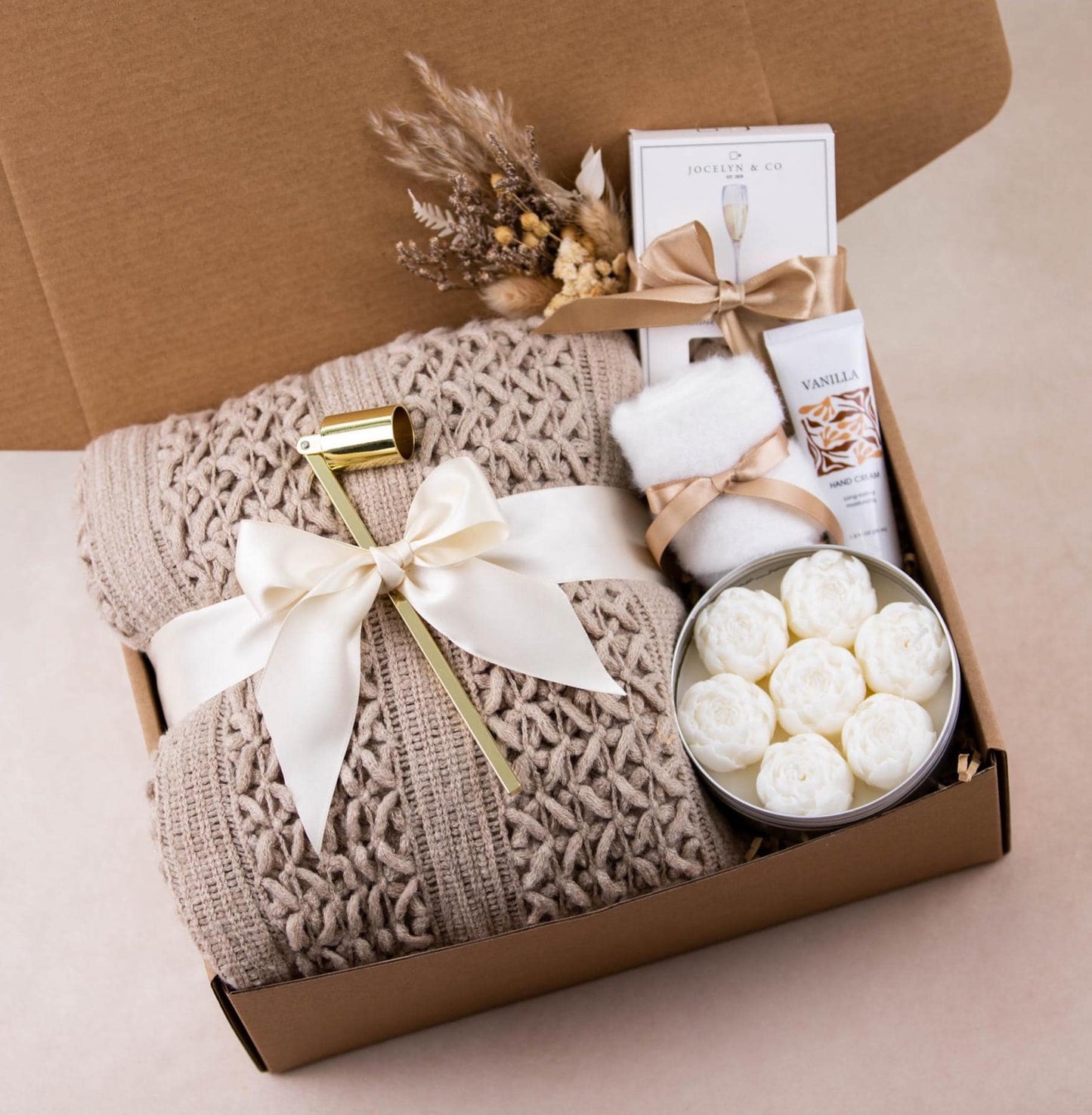 Gift Baskets for Women Birthday Gift For her Cozy Pumpkin Gift Box for Women Self Care Package for her Blanket Gift Box Cozy Fall Gifts