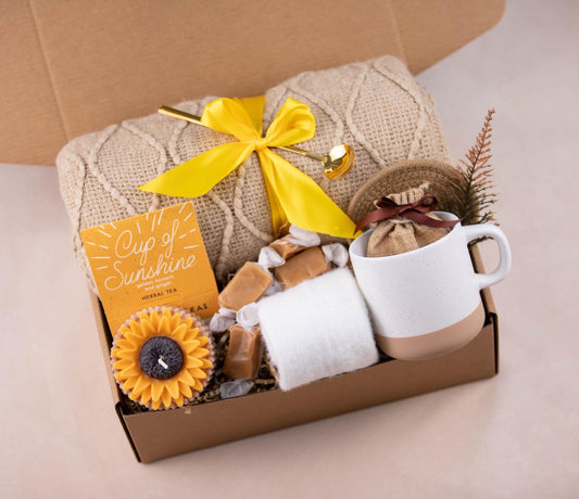 Cozy Gift for Women Fall Gift Box Personalized Gifts For Her Gift Box For Women Best Friend Gifts Self Care Box Thinking Of You Gift