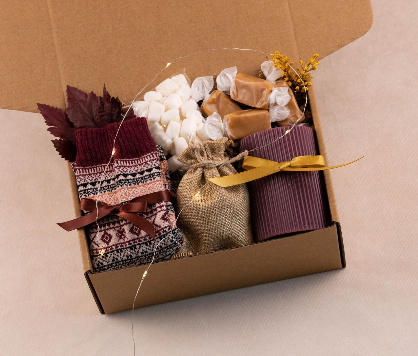 Fall Gift Box for Her Care Package for Women Gift Basket for Women Gift Box for Friend Thinking of you Gift Cozy Self Care Package